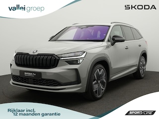 Skoda Kodiaq 1.5 TSI 204 pk DSG PHEV Sportline Business | Geheugenstoelen | Stoel-/achterbankverwarming | CANTON | Leder/alcantara | Matrix LED
