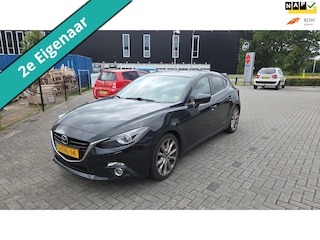 Mazda 3 2.0 GT-M 120pk 5-deurs Clima Leder Navi Xenon Trekhaak 1300kg.