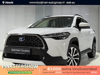 Toyota Corolla Cross Hybrid 140 Dynamic Adaptieve cruise control, navigatie Apple CarPlay/Android Auto, draadloze telefoonlader, keyless, Elektrische achterklep