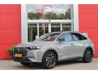DS 7 E-Tense 300PK 4x4 ESPRIT DE VOYAGE | PANORAMISCH SCHUIF/KANTEL DAK | VOORRUITRAND/STUUR VERWARMING | VOLLEDIG LEDEREN BEKLEDING | LICHTMETALEN VELGEN 19" | ELEKTRISCH BEDIENBARE ACHTERKLEP | NIGHT VISION | DODEHOEK DETECTIE | ELEKTRISCH BEDIENBARE VOORSTOELEN MET MASSAGE FUNCTIE | ADAPTIVE CRUISE CONTROL | 360° CAMERA | KEYLESS ENTRY/START | FULL OPTION! | STOEL VENTILATIE | FOCAL AUDIO SYSTEM | SFEER VERLICHTING | DRAADLOZE APPLE CARPLAY/ANDROID AUTO | NAVIGATIE | PARKEERSENSOREN VOOR EN ACHTER |
