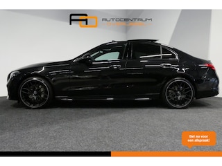 Mercedes-Benz C-klasse 300 e AMG Line / C63s AMG Diffuser / Panamericana Grill / Panoramadak / Elektr. verstelbare voorstoelen + memory / Head-up Display / Ambienteverlichting Premium / Stoelverwarming / Apple Carplay - Android Auto / Rondomzichtcamera / 20'' LMV / LED High Performance / Agility Control / Cruise Control / Achteruitrijcamera / Grootlichtassistent