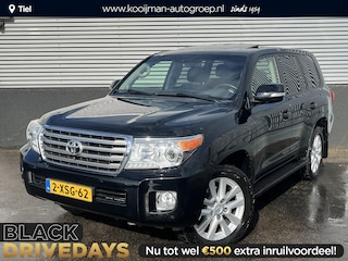 Toyota Land Cruiser V8 4.5 D-4D Executive 7p. 272PK Navigatie, Schuif/kanteldak, Lederen interieur, Cruise Control, Climate control, LM velgen Trekhaak ( trekgewicht 3.500 kg)