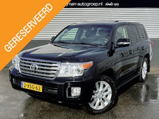 Toyota Land Cruiser V8 4.5 D-4D Executive 7p. 272PK Navigatie, Schuif/kanteldak, Lederen interieur, Cruise Control, Climate control, LM velgen Trekhaak ( trekgewicht 3.500 kg)