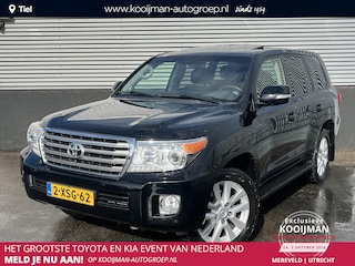 Toyota Land Cruiser V8 4.5 D-4D Executive 7p. 272PK Navigatie, Schuif/kanteldak, Lederen interieur, Cruise Control, Climate control, LM velgen Trekhaak ( trekgewicht 3.500 kg)