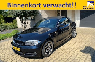 BMW 1-serie Cabrio 118i M Sport Edition,ORGINEEL NEDERLANDSE AUTO,M-SPORT,AUTOMAAT,LEDER,BOEKJES,NAP EN ONDERHOUDSHISTORIE