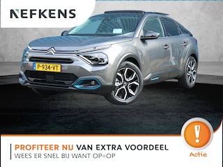 Citroën C4 Shine 50 kWh 136PK | Head-Up Display | Cruise Control | Camera | Glazendak | Keyless | AppleCarPlay/AndroidAuto | Stoel/stuur/Voorruitverwarmd | Lederen/Stoffenbekleding |