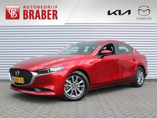 Mazda 3 2.0 e-SkyActiv-G M Hybrid 122 Comfort | Stuur-/stoelverwarming | Camera | Cruise adapt. | Clima | 16" LM | HUD | LED | Dodehoek detectie |