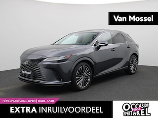 Lexus RX 450h AWD President Line | Lederen bekleding | Elektr. verstelbare stoelen+memory | Stoelverwarming+verkoeling | Elektr. achterklep | Climate Control | Achteruitrijcamera | Adaptieve Cruise Control |