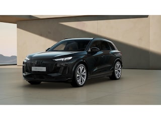 Audi Q6 e-tron SQ6 quattro 100 kWh l Adaptive cruise assist plus l Adaptieve S-luchtvering l Bang & Olufsen 3D hoofdsteun l Autom. airconditioning 3 zones l MMI experience pro l Stoelverwarming voor en achter l Geheugen best.stoel + spiegels l Glazen panoramadak l Stuurverwarming l Elektrisch verstelbaar stuur l Matrix LED-koplampen l Omgevingscamera's l Sportstoel S plus leder zwart l Uitgebreide voorverwarming + ventilatie l e-tron sportsound l Apple Carplay / Android Auto l MMI-bijrijdersscherm l Lichtpakket plus ambient light l Alarm Klasse III l Warmtepomp l
