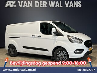 Ford Transit Custom 2.0 TDCI 131pk L2H1 Euro6 Airco | Apple Carplay | Android Auto | LED | Cruisecontrol Verwarmde voorruit, Stoelverwarming, Parkeersensoren Bijrijdersbank, 2800kg trekvermogen