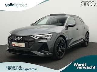 Audi e-Tron 50 quattro Launch edition Black 71 kWh 313 pk | Panoramadak | Leder/alcantara | Geheugenstoel | Achteruitrijcamera | Stoelverwarming