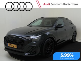 Audi Q8 55 TFSI e quattro Pro Line S Exclusive kleur Tiefgruen Pareleffect