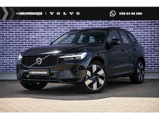 Volvo XC60 2.0 T6 Plug-in hybrid AWD Ultra Dark | Trekhaak | Adaptive cruise control | Head-up display | Harman/Kardon audio | Dode hoek detectie BLIS | Stoelverwarming voor + achter | Stuurverwarming | Elektrische stoelverstelling |