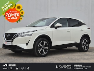 Nissan Qashqai 1.3 MHEV Xtronic N-Connecta Automaat / Cold Pack / Stuur-, Stoel en Voorruitverwarming / Adaptief CC / Rondomzicht camera / Keyless Entry/Start / Draadloze telefoon lader / Climate control / Lichtmetalen wielen 18“ /