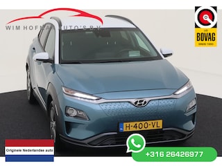 Hyundai Kona EV Premium 64 kWh warmtepomp Trekhaak Camera Vol Leder Stoelverw+koeling Two Tone