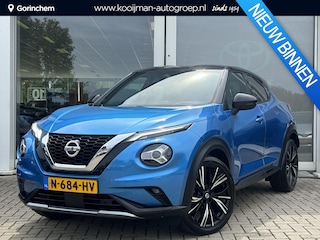 Nissan Juke 1.0 DIG-T N-Design | Bose premium audio | Leder/Alcantara interieur | Trekhaak | Dodehoek assistent | 360 rondomzicht Camera | zeer compleet!