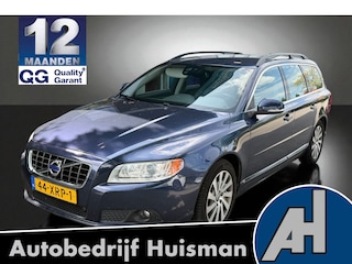 Volvo V70 2.0 D3 5-CIL 120kW/163pk Aut6 Limited Edition CLIMA + CRUISE + ADAPT.BI-XENON + NAVI SENSUS + LEER + STOELVERWARMING + TREKHAAK + WINTERSET + DAKRAILS + HP-AUDIO + PARKSENSOREN V&A + 17" LM-VELGEN!!