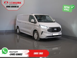 Ford Transit Custom 2.0 TDCI 150 pk L2 Limited BPM VRIJ! (DEMO) Garantie tot 9-29'/ LED/ 2x Schuifdeur/ Stoelverw./ Carplay/ Camera/ PDC/ LMV/ Cruise/ Inductie lader/ Rij Assist
