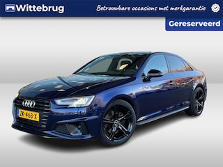 Audi A4 Limousine 40 TFSI Sport S line black edition / Parkeer sensoren / 18'' LMV / Getint glas / Navigatie / Lederen bekleding
