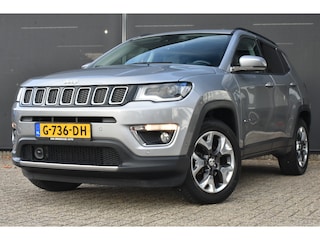Jeep Compass 1.4 MultiAir Limited 4x4 170pk Automaat | Vol-Leder | Trekhaak | Dealeronderhouden | AllSeason | Elektr. Geheugenstoelen | Stuur/Stoelverwarming | Achteruitrijcamera | Navigatie | !!
