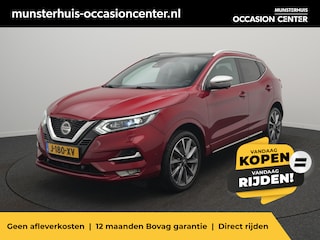 Nissan Qashqai 1.3 160 PK DIG-T Tekna + - RIJKLAARPRIJS - Automaat - Trekhaak - 360 camera - Panoramadak - Stoelverwarming
