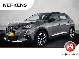 Peugeot 2008 SUV GT 130pk Automaat | Navigatie | Achteruitrijcamera | 3D Cockpit | Climate Control | Adaptieve Cruise Control | Parkeersensoren v+a | Stoelverwarming | Armsteun | Keyless start | Full Led koplampen | Dodehoeksensor | Half lederen sportstoelen | Bluetooth | Apple CarPlay / Android Auto | DAB+ radio | Trekhaak | Donker getint glas | 17" lichtmetalen velgen |