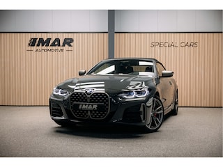 BMW 4-serie Cabrio M440i xDrive High Executive | Cabrio | Dravit Grau | Harman/Kardon | Head-Up | Denim Softtop |