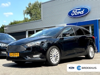 Ford Focus Wagon 1.5 150PK TITANIUM | NL-AUTO! | TREKHAAK 1500KG | NAVI | CLIMA | CRUISE | VOORRUITVERWARMING | PARK SENS V+A | VOLLEDIG ONDERHOUDEN! | PRACHTIGE STAAT!