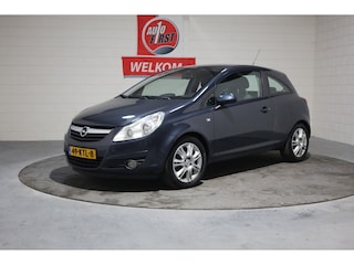 Opel Corsa 1.2-16V Cosmo, Volledig dealer onderhouden, Airco, Half leder, Isofix, Fietsdrager, Leder stuur, 16 inch lichtmetaal