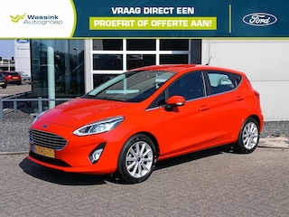 Ford Fiesta 1.0 EcoBoost 95pk 5dr Titanium | Navigatie by App | Licht metalen velgen | Parkeer sensoren achter |