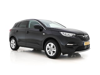 Opel Grandland X 1.2 Turbo Business Executive (INCL-BTW) Aut. *LEATHER-MICORFIBRE | FULL-LED | NAVI-FULLMAP | BLIND-SPOT | KEYLESS | CAMERA | SPORT-SEATS | DAB+ | LANE-ASSIST | PRIVACY-GLASS | TOWBAR | 17''ALU*