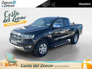 Ford Ranger 2.0 EcoBlue Limited Super Cab 170 pk handgeschakeld | Navigatie | Trekhaak | Parkeersensoren achter | Lederen bekleding | All weather banden | 3.500 kg. aanhangwagengewicht