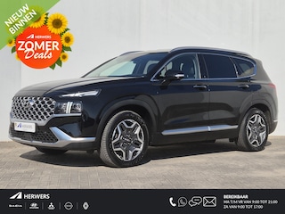 Hyundai Santa Fe 1.6 T-GDI PHEV Plug-in Premium 7p. / 7 Persoons / HUD / Trekhaak vast / Stuur-, Stoel en Achterbankverwarming / Rondomzicht camera / Elektrische achterklep / Adaptief CC / Trekgewicht 1350 kg / Stoelventilatie /