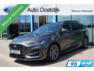 Ford Focus Wagon 1.0 EcoBoost Hybrid ST Line 125PK Sync4 Groot Scherm Adaptieve Cruise Winterpack Blind Spot Camera Navi Full-Led *Compleet*