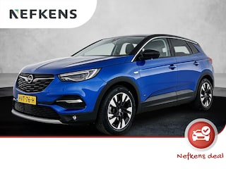 Opel Grandland X SUV Ultimate Hybrid 225 pk Automaat | Navigatie | Achteruitrijcamera | Verwarmde Comfortstoelen | LED Koplampen | Elektrische Achterklep met Sensor | Dodehoek Detectie | Climate Control | Cruise Control | 18" Lichtmetalen Velgen | Apple Carplay/Android Auto |