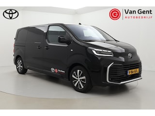 Toyota Proace Professional Extra Range L1 75 kWh | Navigatie | Dodehoek detectie | LED koplampen | Parkeersensoren voor/achter | Keyless | Adaptive Cruise | Clima | Stoelverwarming | 3-zits | 17 inch