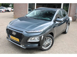 Hyundai Kona 1.0 T-GDI Apple/Android carplay, Airco, CC, Leder, Parksens. A, NAVI, Stoel en Stuurverwarming, Achteruitrijcamera 17" LMV
