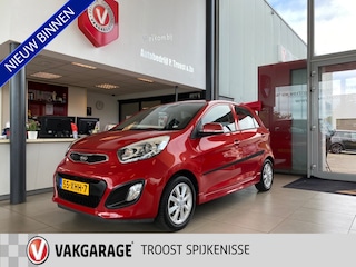 Kia Picanto 1.2 !!!!!CVVT ISG Plus Pack,Dealeronderhouden,5 Deurs,5 Zits,Airco,Elektrischpakket,Aux Ipod Usb Aansluiting,Side Skirts,14 Inch Lmv