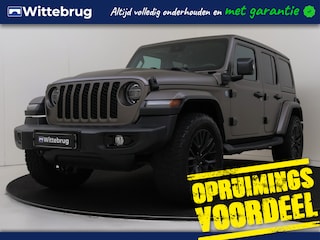 Jeep Wrangler Unlimited 4xe 380PK Sahara SPECIALE WITTEBRUG EDITIE ! UNIEKE WRAP & ALARM & OPEN DAK !
