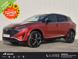 Nissan Qashqai 1.3 MHEV Xtronic Tekna Automaat / Cold Pack / Nieuw model / Facelift / HUD / Trekgewicht 1800 kg / Rondomzicht camera / Stuur-, Stoel en voorruitverwarming / Elektrische achterklep / Keyless Entry/Start / Adaptief CC /