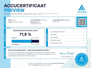 Nissan Leaf Acenta 24 kWh ECC/Cruise/Navi/Camera/Bluetooth