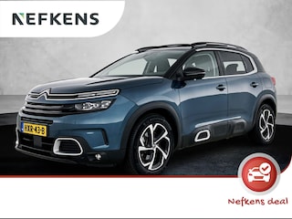 Citroën C5 Aircross SUV Feel 1.6 Plug-in HYbrid 225pk Automaat | Navigatie | Schuif-/kanteldak | Achteruitrijcamera | Climate Control | Cruise Control | Parkeersensoren v+a | Comfortstoelen Leder/Stof | Armsteun | Apple Carplay / Android Auto | Dodehoeksensor | DAB+ radio | Donker getint glas | 18" lichtmetalen velgen |