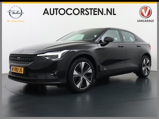 Polestar 2 Long Range 78 kWh Sleutelloos (GSM-sleutel) Adaptive-Cruise Carplay Android 360-Camera 19"LM Led-Pixel-Lamp WiFi PDC-a+v Park-Assist System-Home-Link Elektr.Klep Google Maps E Phone-Connect.Stoel-Verwarmd 1500kg-trekvermogen OnePedal drive Licht+Zichtpakket 55.000 nieuw!! EBD RemAssist Virtual-Cockpit digiDash Uitparkeer waarschuwing Botswaarsc.syst. Autonoom-Rem Noodrem ESP TCS Hill-Assist Lane Assist Pre-Crash-Syst. Emergency-Call Keyless Ecc tot 149kw snell