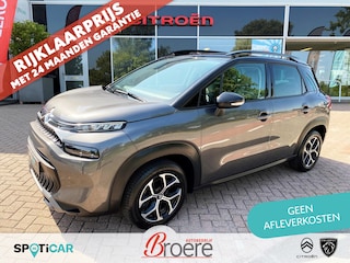 Citroën C3 Aircross 1.2 Turbo 110pk S&S Max | parkeersensoren, stof leder, DAB, 16'' velgen allweather, navigatie, two-tone lak, grip control, climate- en cruise control