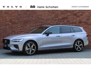 Volvo V60 2.0 T6 Plug-in hybrid AWD Ultra Dark | Geventileerde stoelen | Bowers & Wilkins | Extra getint glas | 19 inch lichtmetalen velgen | 360 graden camera | Stoel- / stuurwielverwarming | Achterbank verwarmd