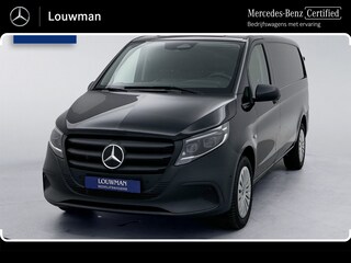 Mercedes-Benz Vito 116 CDI L2 Pro zwart Camera met parkeersensoren Trekhaak 2500kg Betimmering + laadvloer Stoelverwarming
