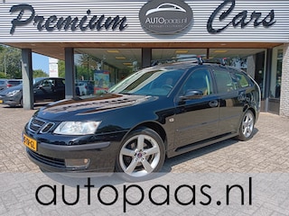Saab 9-3 Sport Estate 1.8t Business|volledig onderhoud bekend|LEER|DAK|TREKH|Super mooi