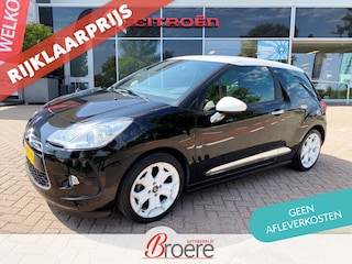 Citroën DS3 1.2 82pk So Chic | Pack Perfo sportstoelen, volledig dealeronderhouden, climate- en cruise control, 17'' lichtmetalen velgen wit, parkeersensoren