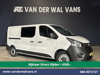 Opel Vivaro 1.6 CDTI 122pk L2H1 *Rijklaar Direct Rijden* Dubbele Cabine Euro6 Airco | Trekhaak | LED | 5-Zits Cruisecontrol, Inrichting, Bluetooh-telefonie