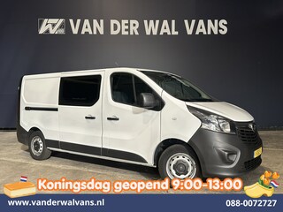 Opel Vivaro 1.6 CDTI 122pk L2H1 *Rijklaar Direct Rijden* Dubbele Cabine Euro6 Airco | Trekhaak | LED | 5-Zits Cruisecontrol, Inrichting, Bluetooh-telefonie